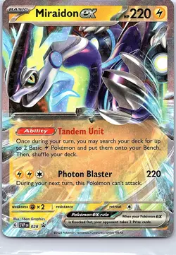 Miraidon ex 028 SV: Scarlet & Violet Promo Cards - Image 1