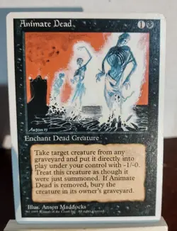 MTG Animate Dead MP X1 Magic The Gathering - Image 1