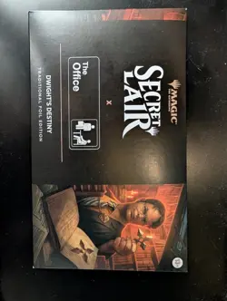 MTG Secret Lair x The Office Dwight’s Destiny Foil Edition - Image 1