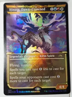 Hinata, Dawn-Crowned - Showcase Foil - Kamigawa: Neon - Magic the Gathering MTG - Image 1