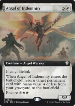 Angel of Indemnity (Extended Art) Commander: Outlaws of Thunder Junction Regular - Image 1