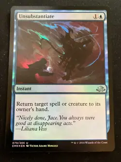 MTG [FOIL] Unsubstantiate {Eldritch Moon} - NM - Image 1