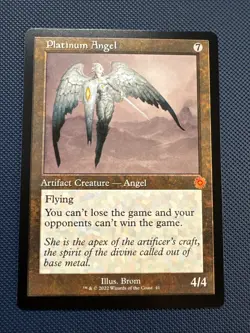 MTG Platinum Angel - The Brothers' War: Retro Frame Artifacts (BRR) NM - Image 1
