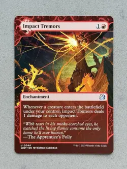 Impact Tremors #44 SHOWCASE Regular MTG Wilds Of Eldraine WOT - Unplayed / NM - Image 1
