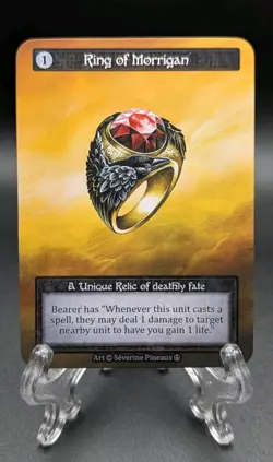Sorcery Contested Realm: Arthurian Legends - Ring of Morrigan - Nonfoil Unique - Image 1