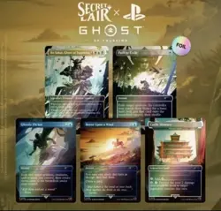 MTG Secret Lair x Playstation Ghost of Tsushima FOIL Edition SEALED - Image 1