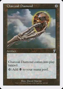 Charcoal Diamond [Seventh Edition] Magic MTG - Image 1