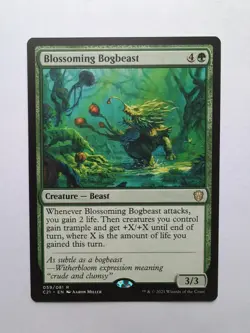MTG Blossoming Bogbeast (C21) Commander 2021 Regular Rare 059/081 - Image 1