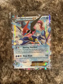 Pokemon TCG Ash-Greninja EX XY133 Blackstar Promo 2016 Moderately Played MP - Image 1