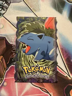 Ivysaur 1999 Topps Pokemon The Movie - Evolution Diecut #2 LP - Image 1