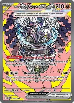 Cornerstone Mask Ogerpon ex 160/131 - SIR - Pokemon Prismatic Evolutions NM - Image 1