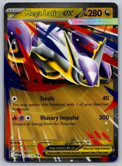 Mega Latias EX - 100/132 - MEG Base set - 2025 Pokemon - NM - Image 1