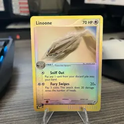 Pokemon Linoone 44/100 Sandstorm Reverse Holo LP - Image 1