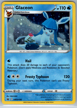 Pokemon Glaceon Holo SWSH Black Star Promo SWSH192 LP - Image 1