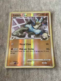 Pokemon TCG Lucario C 31/147 Supreme Victors 2009 Reverse Holo Rare MP - Image 1