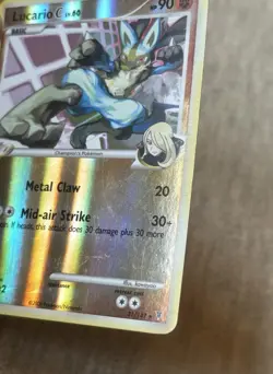 Pokemon TCG Lucario C 31/147 Supreme Victors 2009 Reverse Holo Rare MP - Image 4