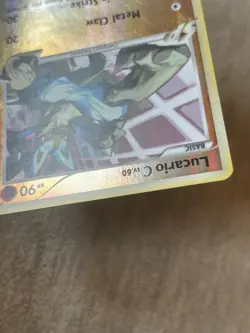 Pokemon TCG Lucario C 31/147 Supreme Victors 2009 Reverse Holo Rare MP - Image 5