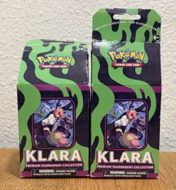 Pokemon Klara Premium Tournament Collection Lot Of 2 Boxes - Image 1
