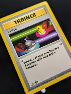 Pokemon TCG - Switch Base Set 95/102 Regular 1st Edition Common - Image 1