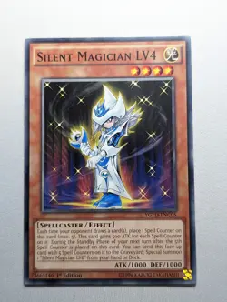 Silent Magician LV4 YGLD-ENC05 Yu-Gi-Oh Card - Image 1