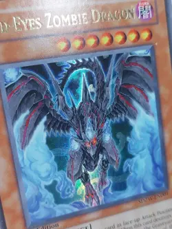Yu-Gi-Oh! RED-EYES ZOMBIE DRAGON SDZW-EN001 1ST Ed - Image 2