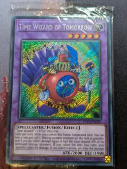 SEALED - Time Wizard of Tomorrow DLCS-EN147 Secret Rare Limited Edition YuGiOh - Image 1