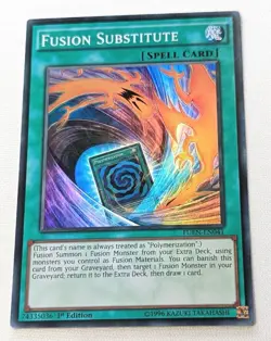 Fusion Substitute Super Rare FUEN-EN041 1st Edition Yu-Gi-Oh! TCG LP - Image 1