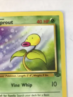 Bellsprout 1st Edition Pokemon Card Jungle Set 49/64 1999 - Image 3