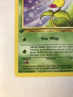 Bellsprout 1st Edition Pokemon Card Jungle Set 49/64 1999 - Image 5