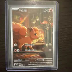 MINT Vulpix 138/132 Me01: Mega Evolution Holo Pokemon Card - Image 1