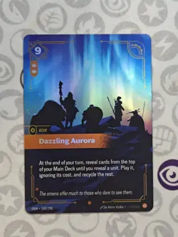 FOIL Riftbound Dazzling Aurora 160/298 TCG Card English Ver League of legends - Image 1
