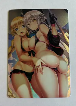 Goddess Story ACG Jeanne D'arc & Alter Fate Grand Order Anime Waifu Doujin Card - Image 1