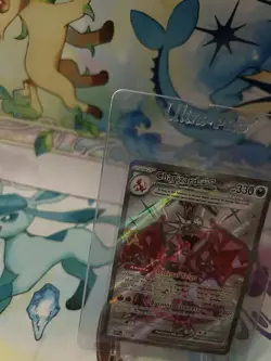 Pokemon TCG Charizard EX SVP Black Star Promo 074 Rare Holo Card Paldean Fates - Image 2