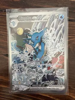 Pokemon TCG Kingdra EX 131 Scarlet & Violet Shrouded Fable Black Star Promo Card - Image 1