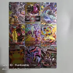 Pokemon Card Colorful gold foil 55 Cards TCG GX Vmax Charizard Game Cards gift - Image 4