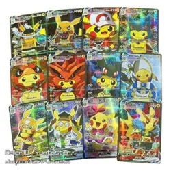 Pokemon Card Colorful 55 Cards TCG GX Vmax Charizard Pikachu cosplay New - Image 5