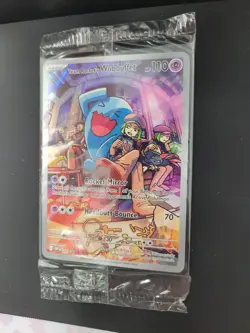 2025 Pokemon Sealed Team Rocket's Wobbuffet 203 Scarlet & Violet Promo Card Holo - Image 2
