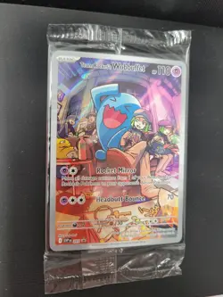 2025 Pokemon Sealed Team Rocket's Wobbuffet 203 Scarlet & Violet Promo Card Holo - Image 3
