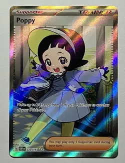 Poppy 220/197 (LP) IR Scarlet & Violet: Obsidian Flames 2023 Pokemon Card - Image 1