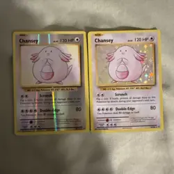 Pokemon TCG Chansey 70/108 XY Evolutions Holo Card Near Mint Condition - Image 1