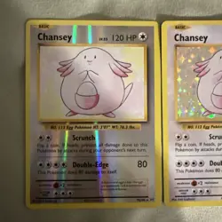 Pokemon TCG Chansey 70/108 XY Evolutions Holo Card Near Mint Condition - Image 4