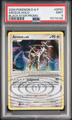 Arceus DP50 - Black Star Promo - PSA 9 Pokemon Card (Very Low Pop!) - Image 1