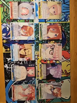 Lot Of 10 Waifu Cards The Quintessential Quintuplets 2 - Image 1