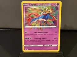 Pokemon Card TCG - Zacian 082/185 Amazing Rare Vivid Voltage Near Mint - Image 1