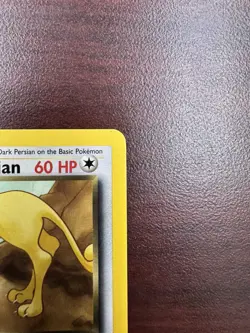 Dark Persian 42/82 Uncommon Team Rocket 1st Edition Non Holo Pokemon Card LP - Image 4