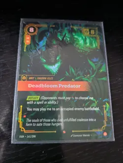 Deadbloom Predator Riftbound Origins OGN Foil Epic 161/298 - Image 2