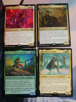 4x MTG Rare Legendary Creature Spells! Foil! All NM Mint! Ships Fast! - Image 1