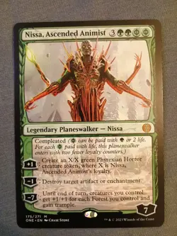 Nissa, Ascended Animist Phyrexia: All Will Be One Regular NM Mythic 175/271 - Image 1