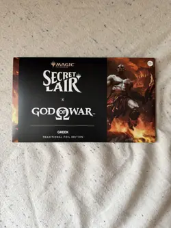 MTG Secret Lair x God of War Greek Rainbow Foil - Image 1