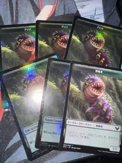 JAPANESE-Beledros Witherbloom (Borderless) Strixhaven- With foil Pest Tokens - Image 5